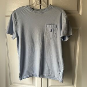 Polo by Ralph Lauren Light Blue Short Sleeve Tshirt Men's XS Logo Cotton